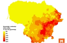 Polacy na Litwie. Ciekawe mapy