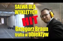 1 marca - salwa dla Żołnierzy Wyklętych. Grzegorz Braun trafia w 10