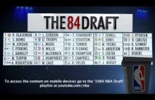 Interaktywny Draft NBA z roku 1984 kiedy to wybrany został między innymi Jordan