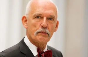 Janusz Korwin-Mikke obiecuje pensje wyższe o tysiąc złotych