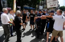 Przepychanki podczas marszu Ukraińców w Przemyślu [FOTO, WIDEO