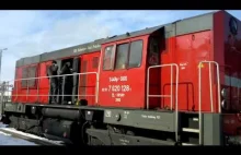 Zimny rozruch lokomotywy T448p-060
