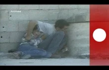 Żydzi zabijają palestyńskiego chłopca w objęciach ojca (obaj nieuzbrojeni)