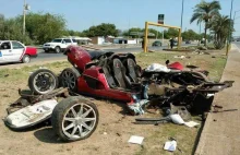 Tyle zostało z Koenigsegga CCX po fatalnym wypadku w Meksyku