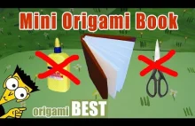 How to Make a Mini Origami Book - Origami BEST #origami