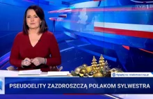 Szymon Hołownia jako prezydent z orędziem w TVP co tydzień.