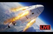 Wideo z przełomowego testu załogowej kapsuły SpaceX + konferencja NASA.