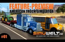 American Truck Simulator - gameplay preview [GER]