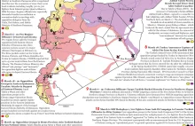 Najnowsza mapa Syrii: Oaza ISIS przy granicy z Izraelem
