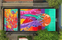 MADSTEEZ tworzy boiskowy mural na Brooklynie