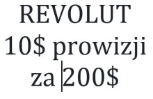Revolut 10$ prowizji za 200$