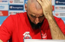 NBA: Marcin Gortat sfrustrowany po kolejnej porażce.