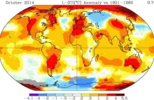 Rok 2014 coraz bliżej rekordu ciepła