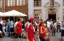 10.06.2012- Gdansk.Kibice przed meczem Hiszpania-Włochy
