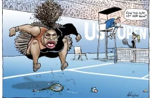 Narysował karykaturę Sereny Williams. Oskarżyli go o rasizm