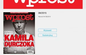 Wprost chciał przytrzymać wydanie nowego numeru do jutra. Ale mu... nie wyszło