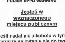 Błąd na błędzie w ulotce brytyjskiej policji do Polaków