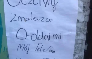 Uczciwy znalazco ...