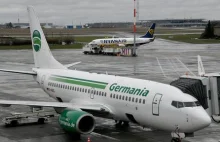Linie lotnicze Germania ogłaszają bankructwo