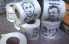 Papier toaletowy z Putinem i Janukowyczem. ZOBACZ ZDJĘCIA