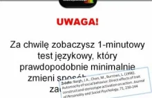 1-minutowy test, który zmieni Twoje zachowanie (udowodnione naukowo!)