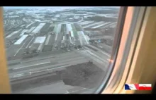 Lądowanie samolotu Ryanair na lotnisku Warszawa Modlin - lot z Francji