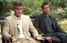 Brad Pitt i George Clooney trollują w wywiadzie telewizyjnym