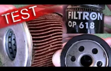 Jak wygląda filtr oleju po 1km? Test filtra oleju FILTRON
