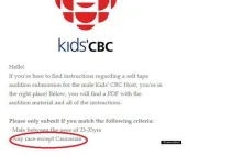 Kanadyjska TV państwowa poszukuje gospodarza pasma dla dzieci "Kids'CBC"!