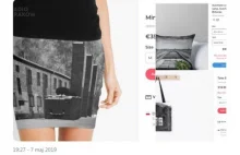 Najnowszy krzyk mody:Spódnica,poduszka i torba na zakupy z wizerunkiem Auschwitz