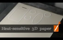 Termoczuły papier 3D! Świetna sprawa.