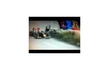 Wypadek podczas pokazu Buemiego,szaleniec rzucił się pod koła bolidu