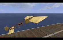 IL-2 1946: Blériot XI landing and take off on an aircraft carrier