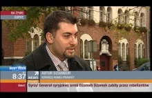 Artur Dziambor (KNP) vs Straż Miejska w Sopocie 18.10.2013 Polsat News
