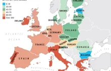 Bardzo ciekawa mapka Europy.