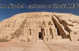 Abu Simbel - zabawa w klocki LEGO