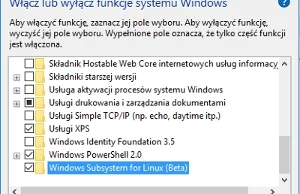 Bash i Ubuntu w Windows 10