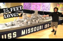Gigantic LEGO WWII Battleship USS Missouri by...