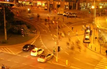 Nightskating Warszawa na Placu Wilsona