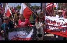 Protest Polonii przeciw Hillary Clinton, Park Ridge IL 5 19 2016
