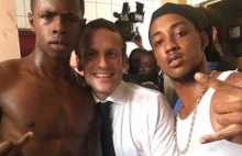 Mężczyzna, z którym Macron zrobił sobie zdjęcie, to gangster handlujący kokainą