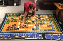 Gość spędził 6 lat na szydełkowaniu mapy do Super Mario[ENG].