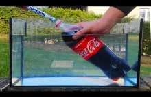 COCA COLA and MENTOS Under Water |...