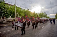 Manifestacja węgierskiego HVIM w rocznicę Trianon