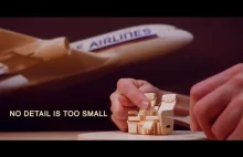 Papierowy model Airbusa A380s