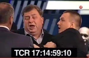 Polak pobity w rosyjskiej telewizji