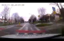 Lublin, rondo Wincentego Pola / Czechów. [29-11-2015 - WIDEO]