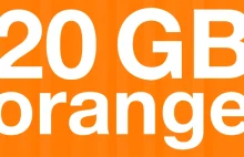 20 GB internetu w Orange za darmo dla każdego klienta na 20-lecie sieci