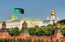 Zielona flaga proroka na Kremlem