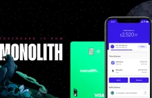 Monolith (TokenCard) - karta VISA połączona ze smart contractem na Ethereum